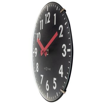 Horloge de table/murale 20cm - Lentille en verre bombée - Silencieuse - Verre - "Duomo Mini" 14