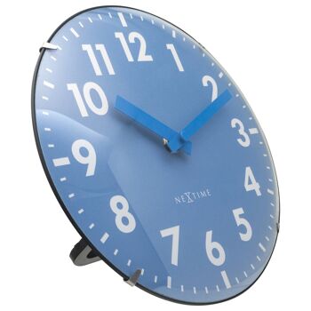 Horloge de table/murale 20cm - Lentille en verre bombée - Silencieuse - Verre - "Duomo Mini" 33