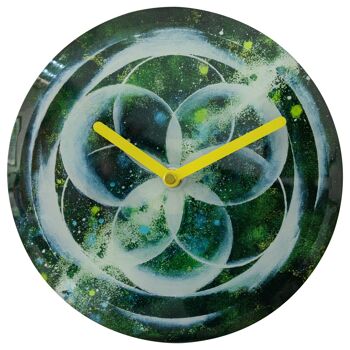 Horloge de Table/Murale 20cm - Silencieuse - Verre Trempé - "Cosmo Table" 1
