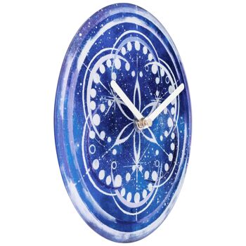 Horloge de Table/Murale 20cm - Silencieuse - Verre Trempé - "Cosmo Table" 31