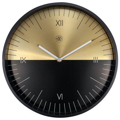 Wall clock -  30 cm - Metal -  'Half'