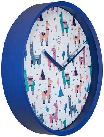 Horloge murale - 30 cm - Plastique - 'Alpaca' 2