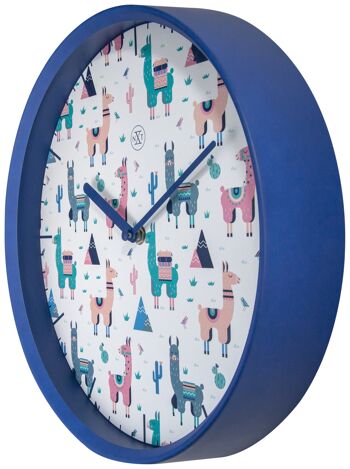 Horloge murale - 30 cm - Plastique - 'Alpaca' 3