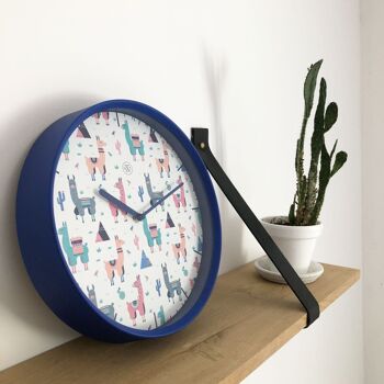 Horloge murale - 30 cm - Plastique - 'Alpaca' 9