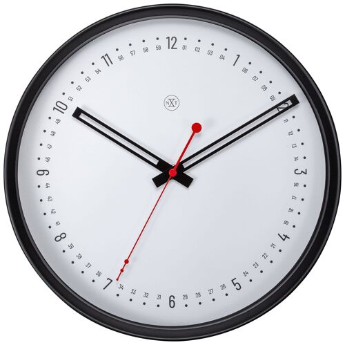 Wall clock -  30 cm - Plastic - 'Sweden'