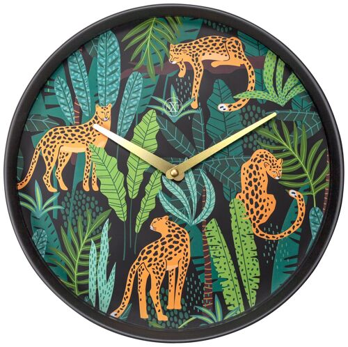 Wall clock -  30 cm - Plastic - 'Urban Jungle'