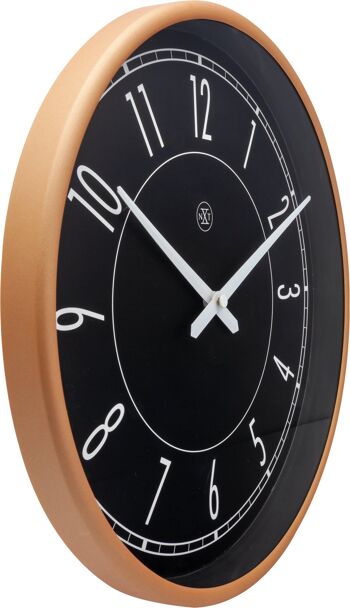 Horloge murale - 30 cm - Plastique - Matt Rose - 'Jason' 2