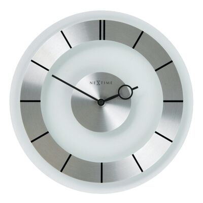 Reloj de pared - 31 cm - Metal - Vidrio - 'Retro'