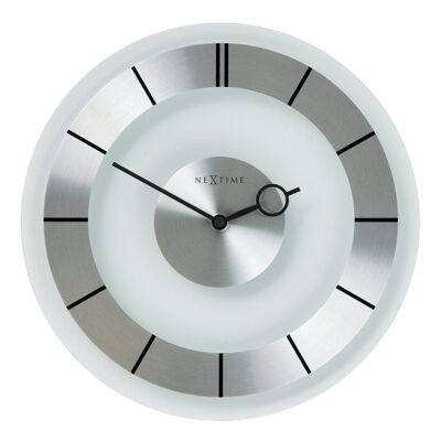 Wanduhr - 31 cm - Metall - Glas - 'Retro'