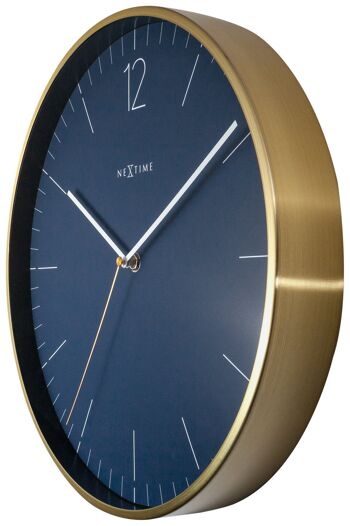 Horloge murale - 34 cm - Verre / Métal - Vintage 'Essential Gold' 5