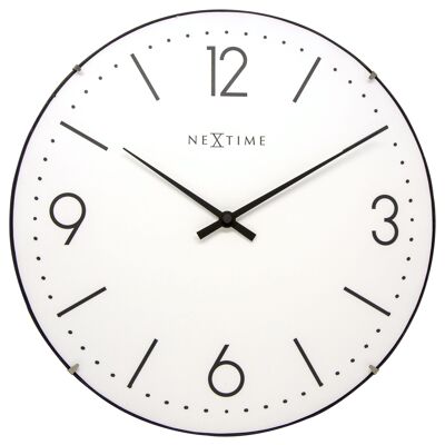 Reloj de pared - 35 cm - Dome Glass - 'Basic Dome'