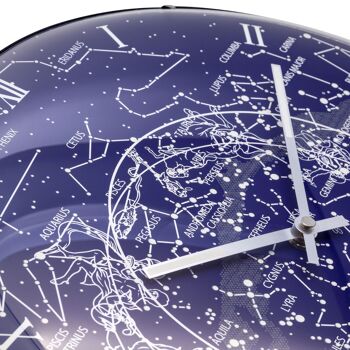 Horloge murale - 35 cm - Dome Glass - Glow-in-the-dark - 'Milky Way dome' 2