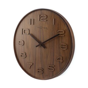 Horloge murale - 35 cm - Bois - 'Wood Wood Medium' 13