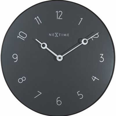Wall clock -  40 cm - Glass / Metal - 'Carousel'