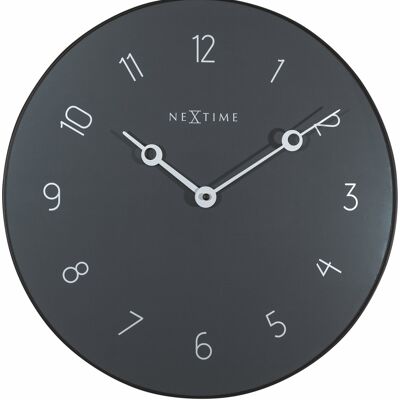 Wall clock -  40 cm - Glass / Metal - 'Carousel'