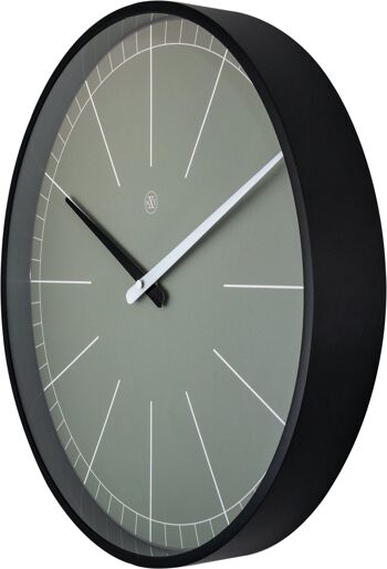 Horloge murale - 40 cm - Plastique - 'Gris' 11