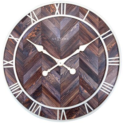 Reloj de pared - 58 cm - Madera/Metal - 'Roman Vintage'