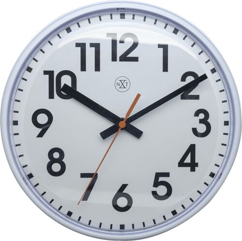 Wall clock - 26cm  - Plastic - 'Peter'