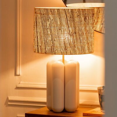 The large Charlotte Lamp - Cream White