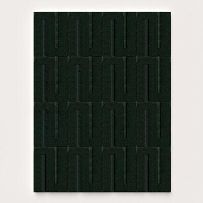 La alfombra de lana Opera - Verde Pino