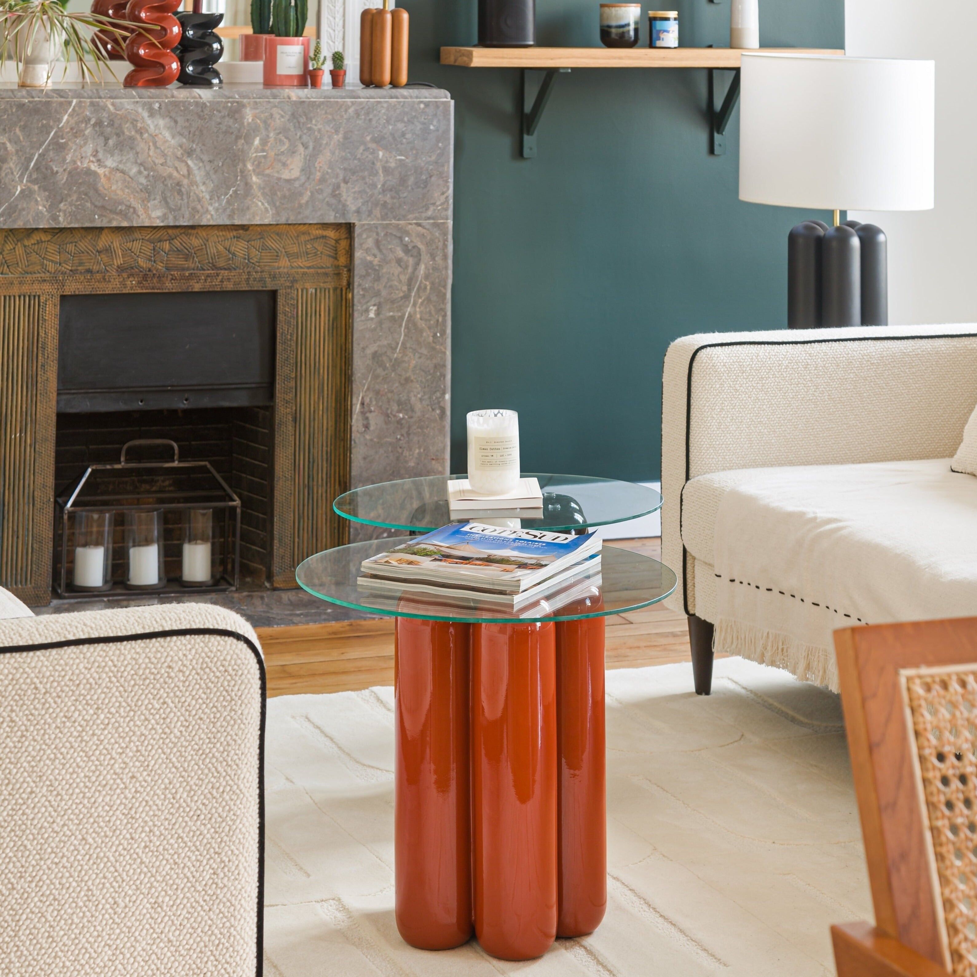 The Charlotte ceramic pedestal table