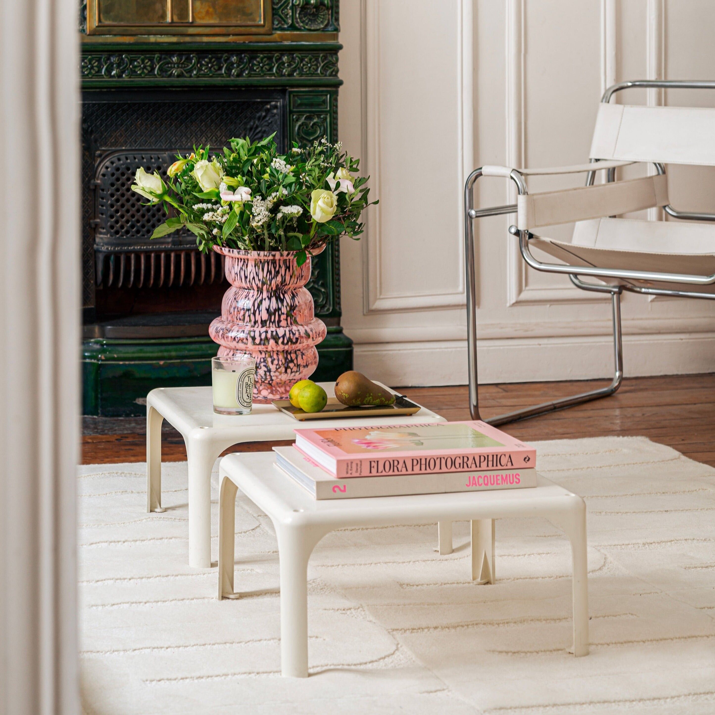 Le Dôme blown glass vase - Pink