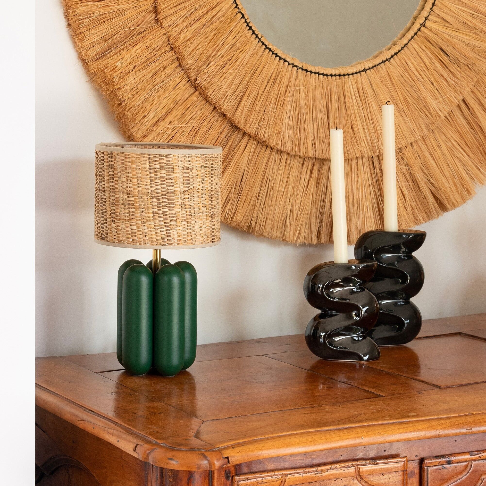 Die kleine Charlotte Lampe - Grün