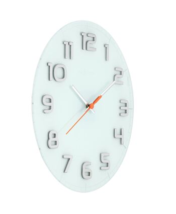 Horloge murale - 30 x 3,5 cm - Verre - 'Classy Round' 16