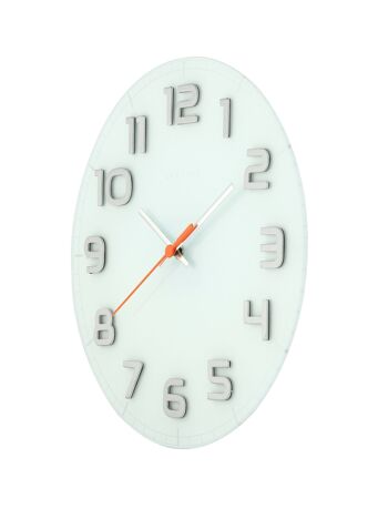 Horloge murale - 30 x 3,5 cm - Verre - 'Classy Round' 19