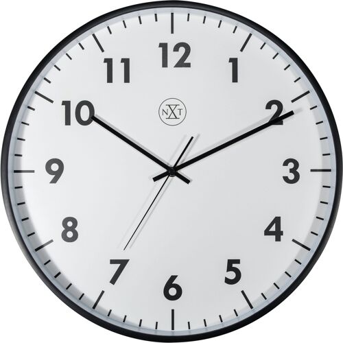 Wall clock - 40 cm  - Plastic - 'New'