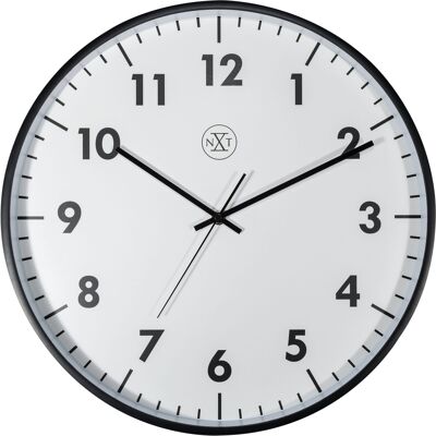 Wall clock - 40 cm  - Plastic - 'New'