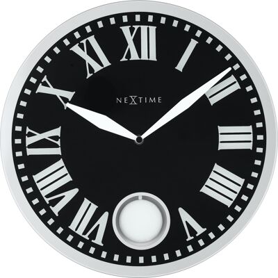 Reloj de pared - 43 x 4,2 cm - Vidrio - 'Romana'