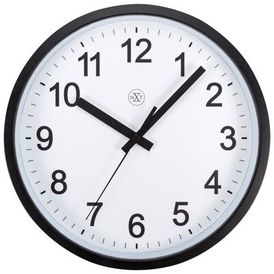 Reloj de pared 25.5cm - Silencioso - Plástico - "Robusto"