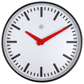 Horloge Murale 25.5cm-Silencieuse-Plastique- "Newcastle" 1