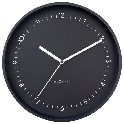 Reloj de pared 30cm - Silencioso - Aluminio - "Berlín"