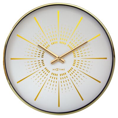 Wall clock 40cm-Silent-Metal- "Excentric"