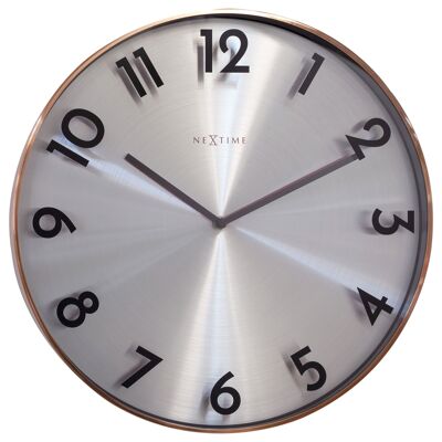 Reloj de pared 40cm-Silent-Metal- "Reflejo"