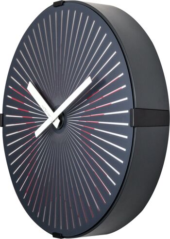 Horloge murale- 30 cm - Plastique - Motion clock- 'Motion Star - Rouge' 3