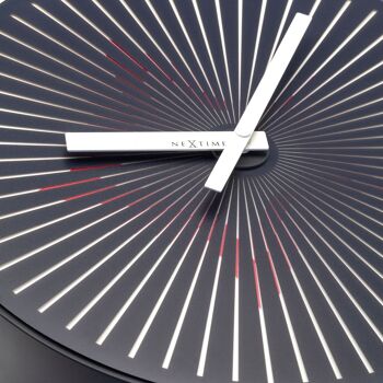Horloge murale- 30 cm - Plastique - Motion clock- 'Motion Star - Rouge' 7