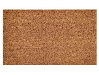 Tapis coco "uni nature 60x40cm" tapis anti-salissures paillasson paillasson monochrome pour porte d'entrée 3 couleurs 1