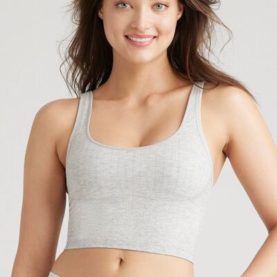 Jules Longline-BH-Oberteil - Cotton Rib Seamless