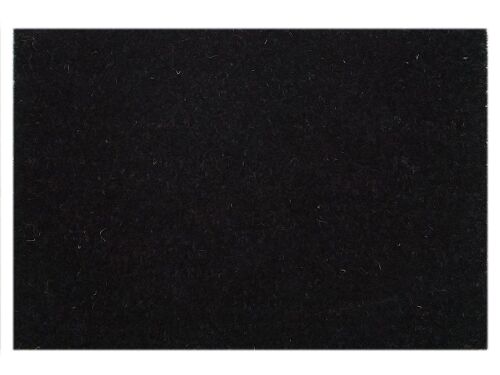 Kokosmatte"uni schwarz 60x40cm"  Schmutzfangmatte Fußmatte Fußabtreter einfarbig für Haustür 3 Farben