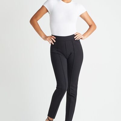 Pantalon droit coupe ajustée en ponte