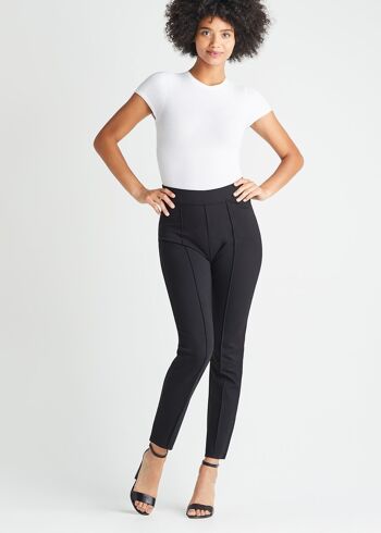 Pantalon droit coupe ajustée en ponte 7