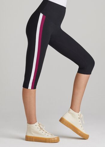 Legging capri à rayures Talia 5