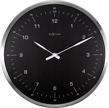 Horloge murale - 33 cm - Métal - Verre en forme de dôme - '60 Minutes' 27