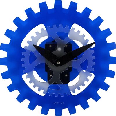 Reloj de pared- 35 cm - Acrílico - Motion Clock- 'Moving Gears'