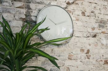Horloge murale - 40 cm - Métal - Verre en forme de dôme - 'Glamour' 8