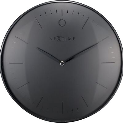 Reloj de pared- 40 cm - Metal - Cristal en forma de cúpula- 'Glamour'
