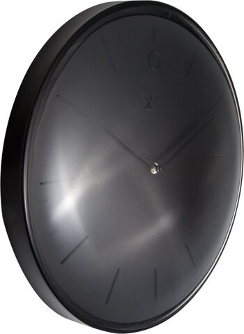 Horloge murale - 40 cm - Métal - Verre en forme de dôme - 'Glamour' 2